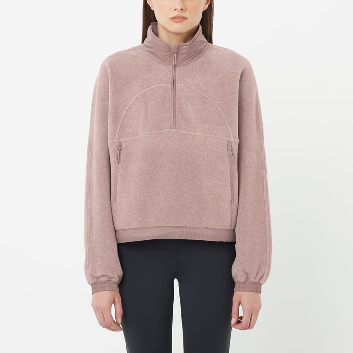 Salomon Women's Chroma Fleece Crop Half Zip Etherea / Iron Salomon Salomon Women's Chroma Fleece Crop Half Zip Etherea / Iron Salomon