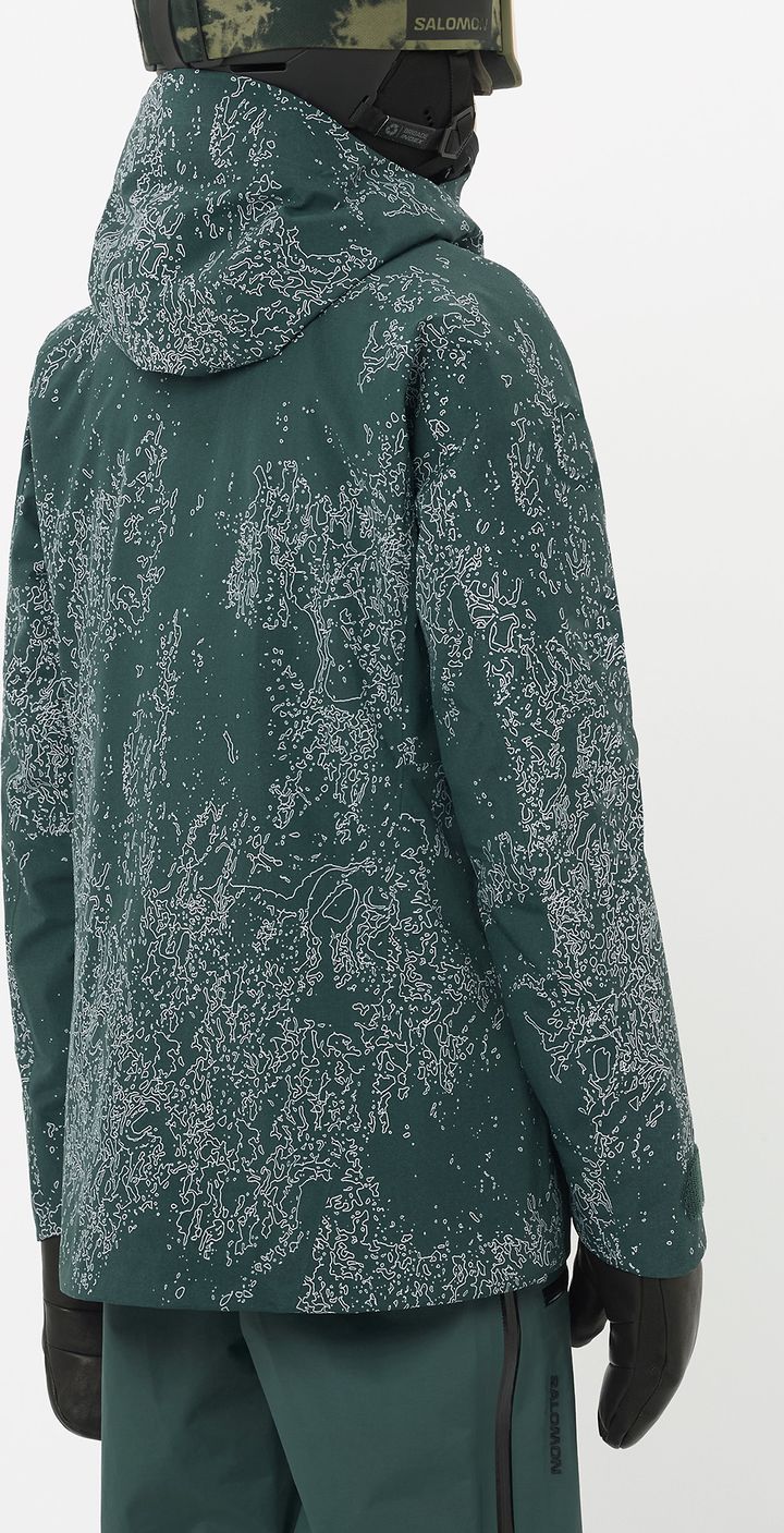 Salomon Women's Absolute 3L Print Jacket Ao/Green Gables Salomon