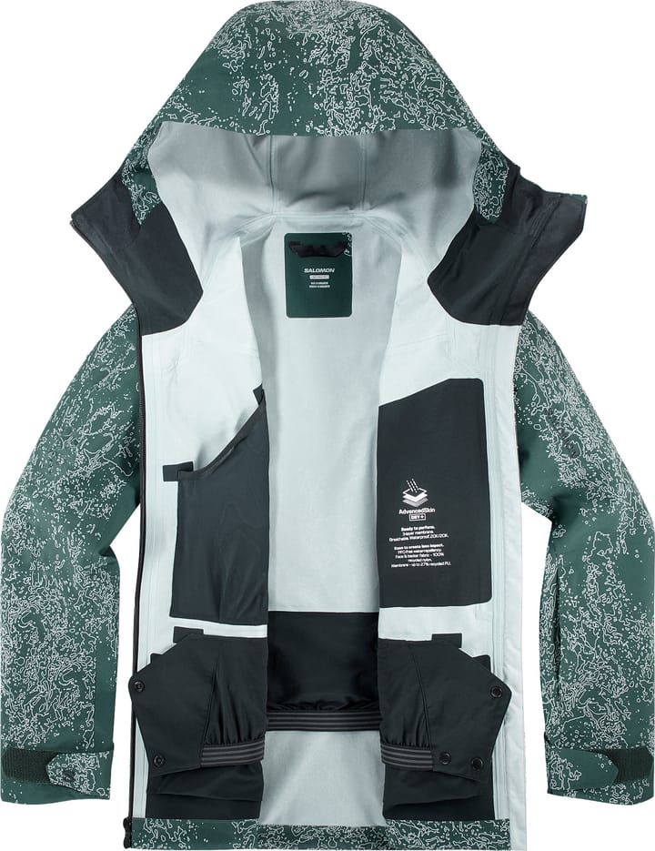 Salomon Women's Absolute 3L Print Jacket Ao/Green Gables Salomon