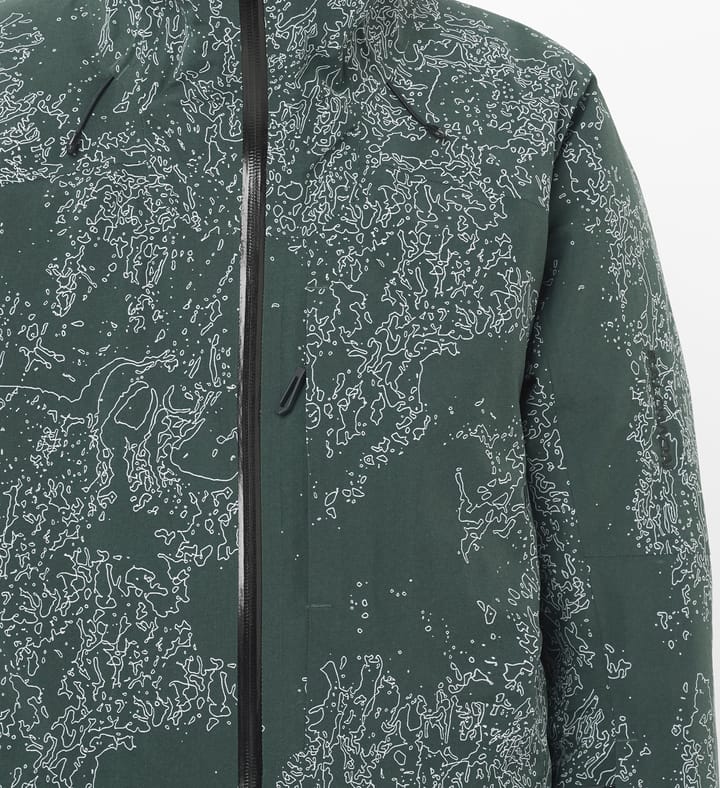 Salomon Women's Absolute 3L Print Jacket Ao/Green Gables Salomon