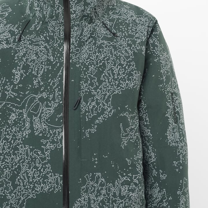 Salomon Women's Absolute 3L Print Jacket Ao/Green Gables Salomon Salomon Women's Absolute 3L Print Jacket Ao/Green Gables Salomon