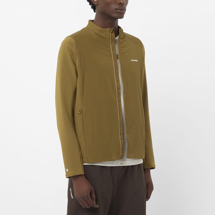 Salomon Men's Montain Flex Hybrid Jacket Brilliant Olive Salomon Salomon Men's Montain Flex Hybrid Jacket Brilliant Olive Salomon