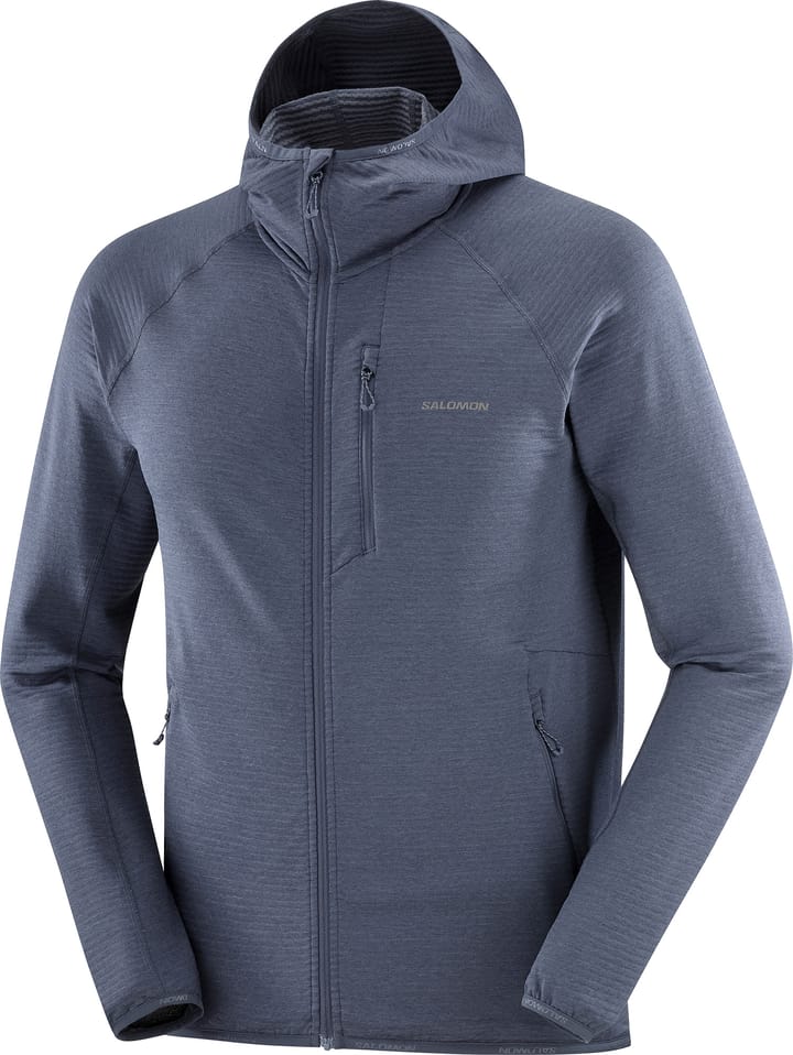 Salomon Men's Essential Lightwarm Hoodie Blue Nights Salomon