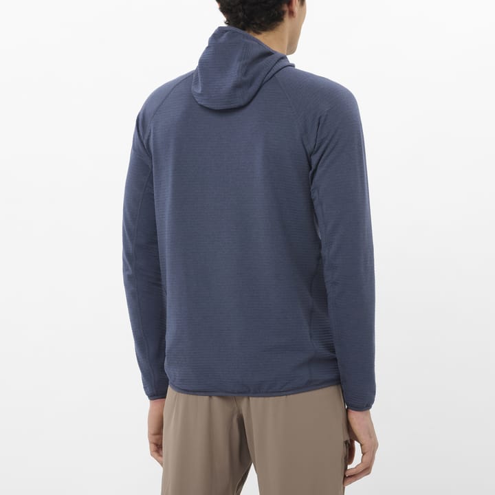 Salomon Men's Essential Lightwarm Hoodie Blue Nights Salomon