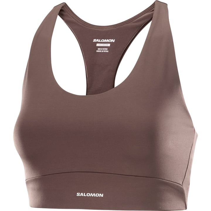 Salomon Women's Shkout Core Bra Coffee Bean Salomon