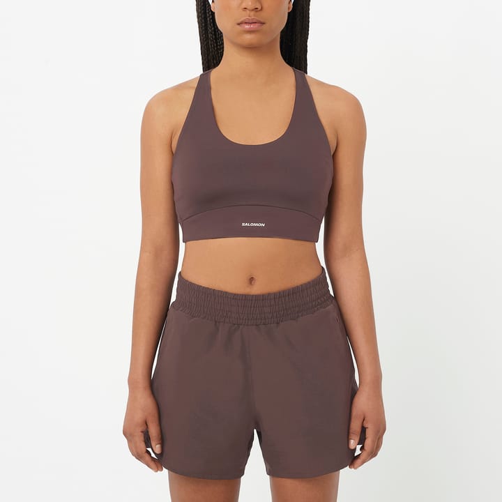 Salomon Women's Shkout Core Bra Coffee Bean Salomon