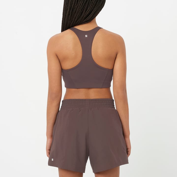 Salomon Women's Shkout Core Bra Coffee Bean Salomon