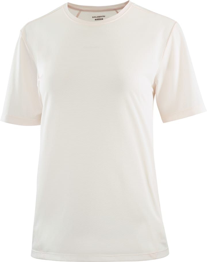 Salomon Women's Shkout Core Short Sleeve Tee Whisper White Salomon