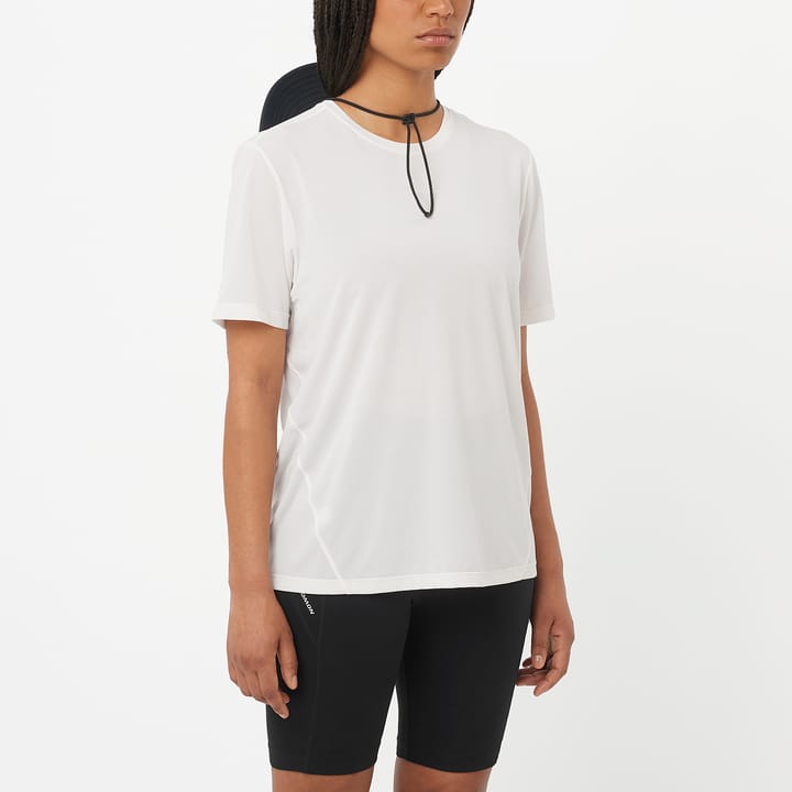 Salomon Women's Shkout Core Short Sleeve Tee Whisper White Salomon