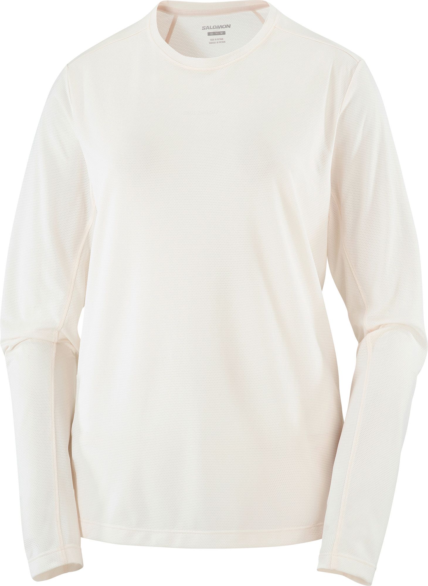 Salomon Women's Shkout Core Long Sleeve Tee Whisper White