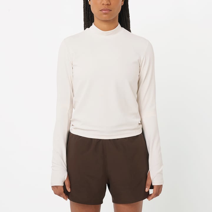 Salomon Women's Shkout Bliss Long Sleeve Tee Whisper White Salomon Salomon Women's Shkout Bliss Long Sleeve Tee Whisper White Salomon