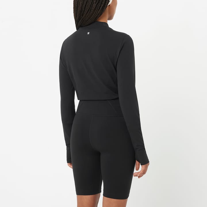 Salomon Women's Shkout Bliss Long Sleeve Tee Deep Black Salomon Salomon Women's Shkout Bliss Long Sleeve Tee Deep Black Salomon