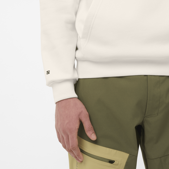 Salomon Men's Salomon Logo Hoodie Whisper White Salomon