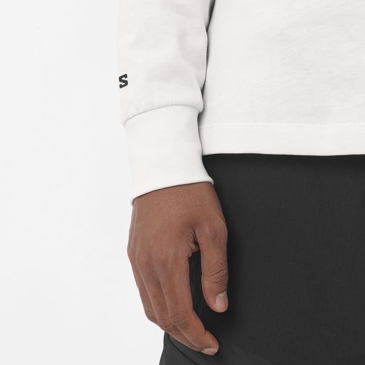 Salomon Men's Salomon Logo Long Sleeve Tee Whisper White Salomon
