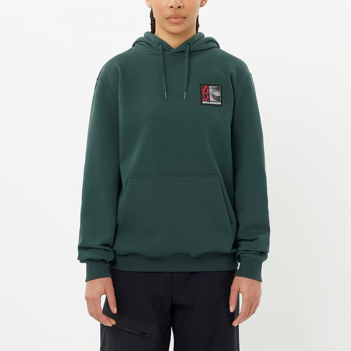 Salomon Unisex Freestyle Hoodie Green Gables Salomon Salomon Unisex Freestyle Hoodie Green Gables Salomon