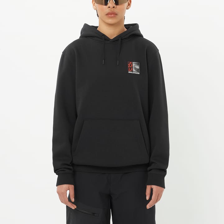 Salomon Unisex Freestyle Hoodie Deep Black Salomon