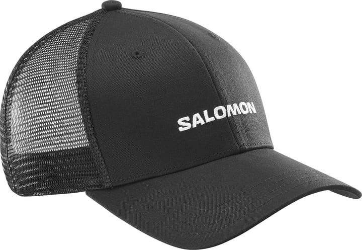 Salomon Logo Trucker Cap Deep Black Salomon Salomon Logo Trucker Cap Deep Black Salomon