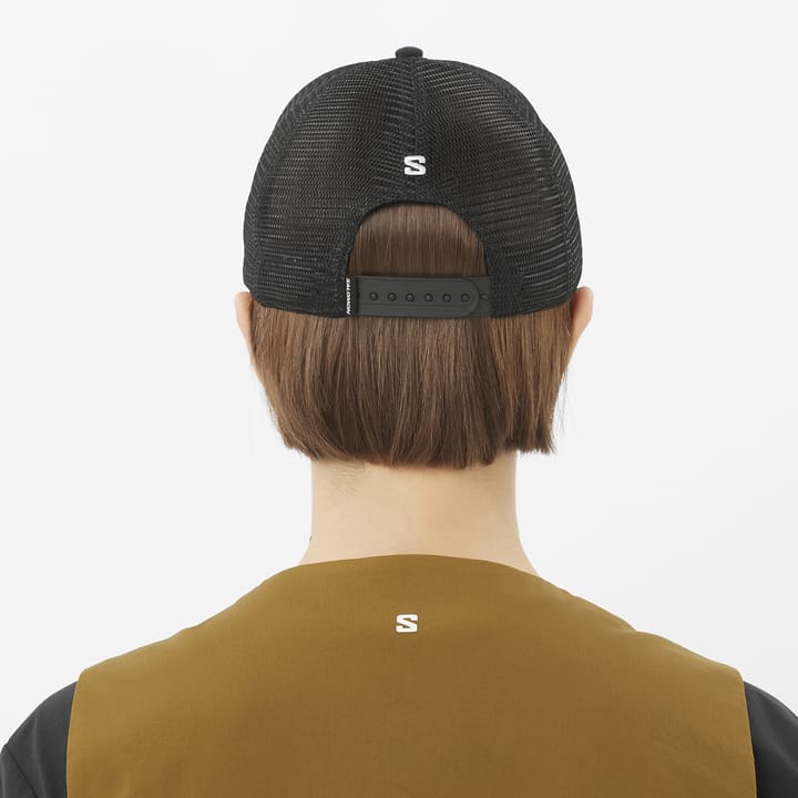 Salomon Logo Trucker Cap Deep Black Salomon Salomon Logo Trucker Cap Deep Black Salomon