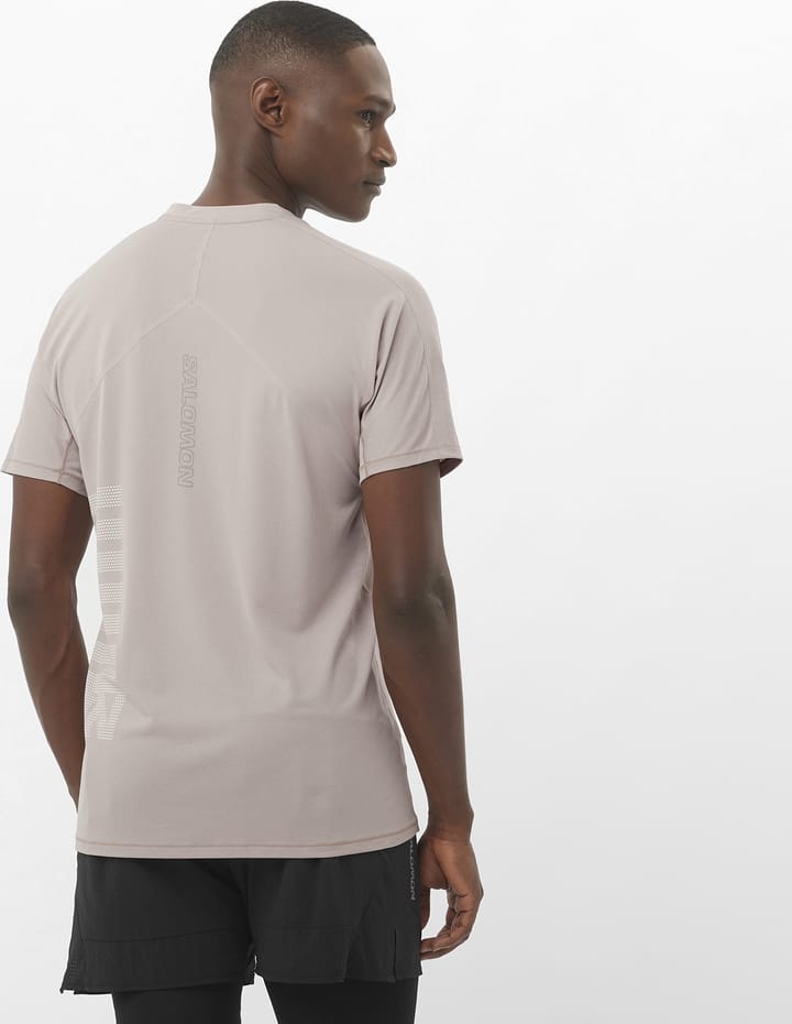 Salomon Men's Sense Aero Graphic Tee GFX Etherea/white/ Salomon