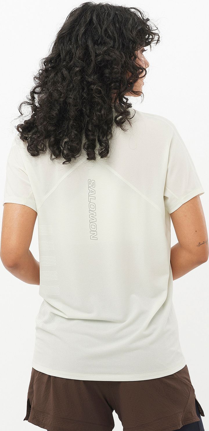 Salomon Women's Sense Aero Graphic Tee Icicle/white/ Salomon