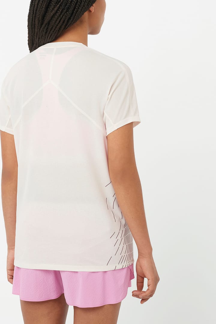 Salomon Women's Sense Aero Graphic Tee Whisper White / Iron Salomon