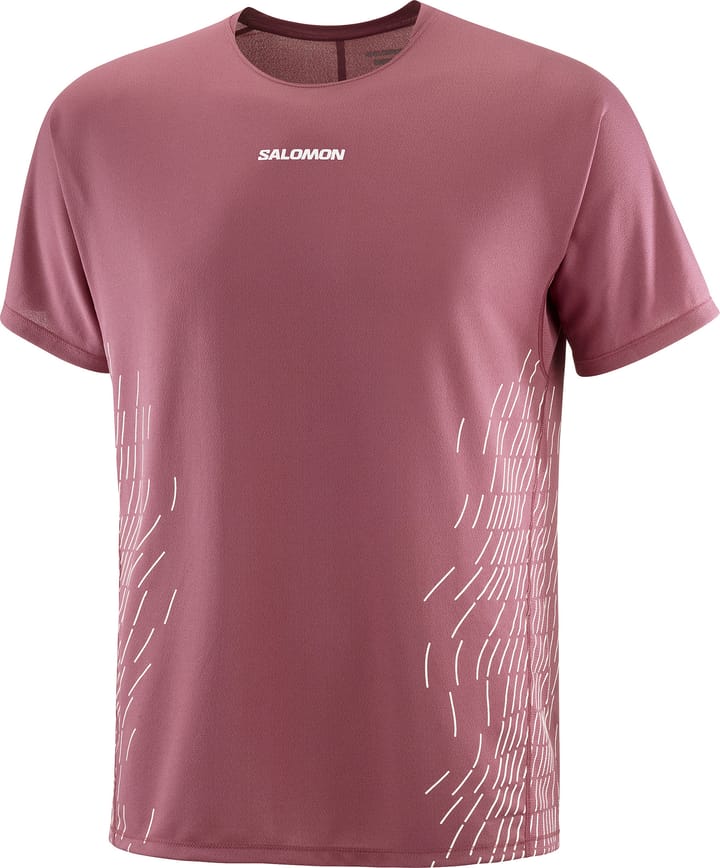 Salomon Men's Sense Aero Graphic Tee GFX Nocturne / Whisper White Salomon