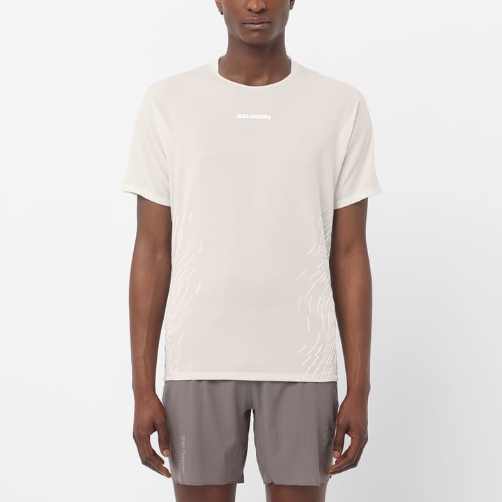 Salomon Men's Sense Aero Graphic Tee GFX Whisper White / Iron Salomon Salomon Men's Sense Aero Graphic Tee GFX Whisper White / Iron Salomon