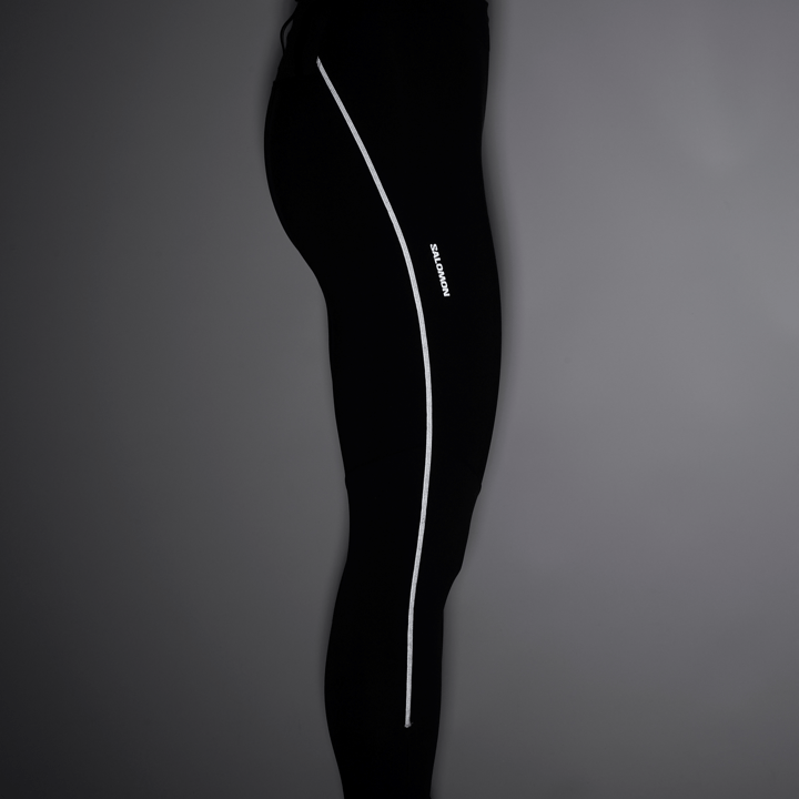 Salomon Women's Sense Aero Stow Tights Deep Black Salomon