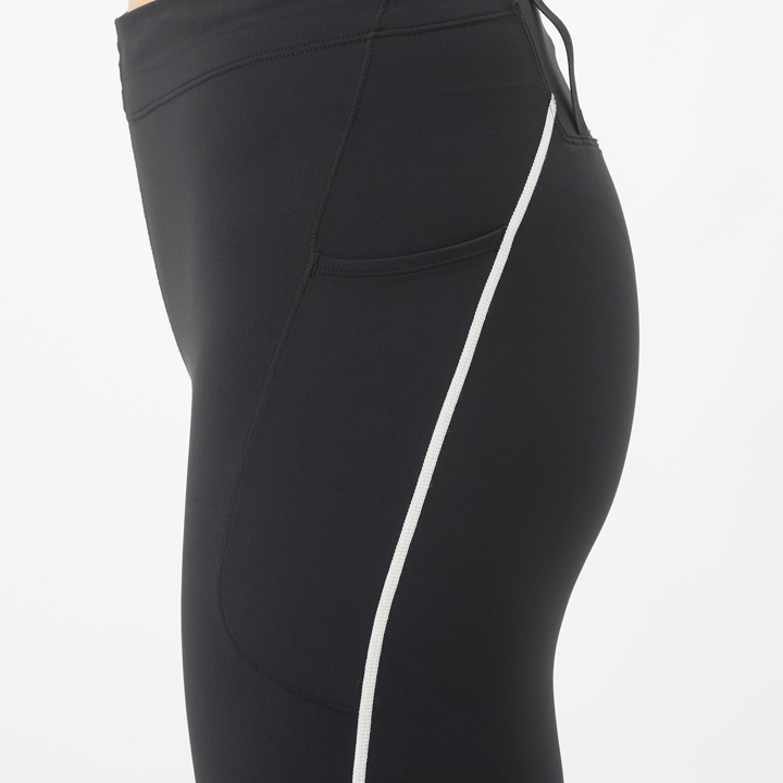 Salomon Women's Sense Aero Stow Tights Deep Black Salomon