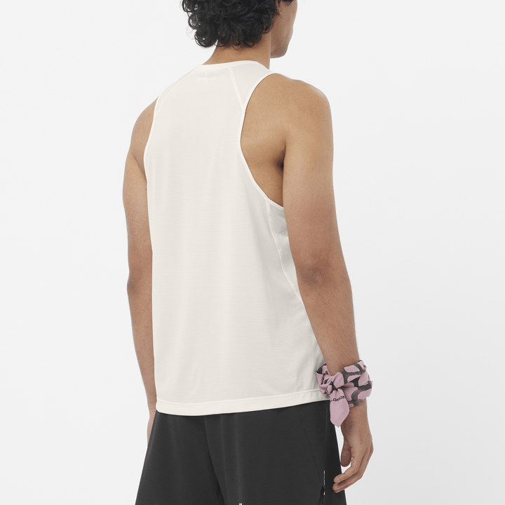 Salomon Men's Shkout Core Tank Whisper White Salomon
