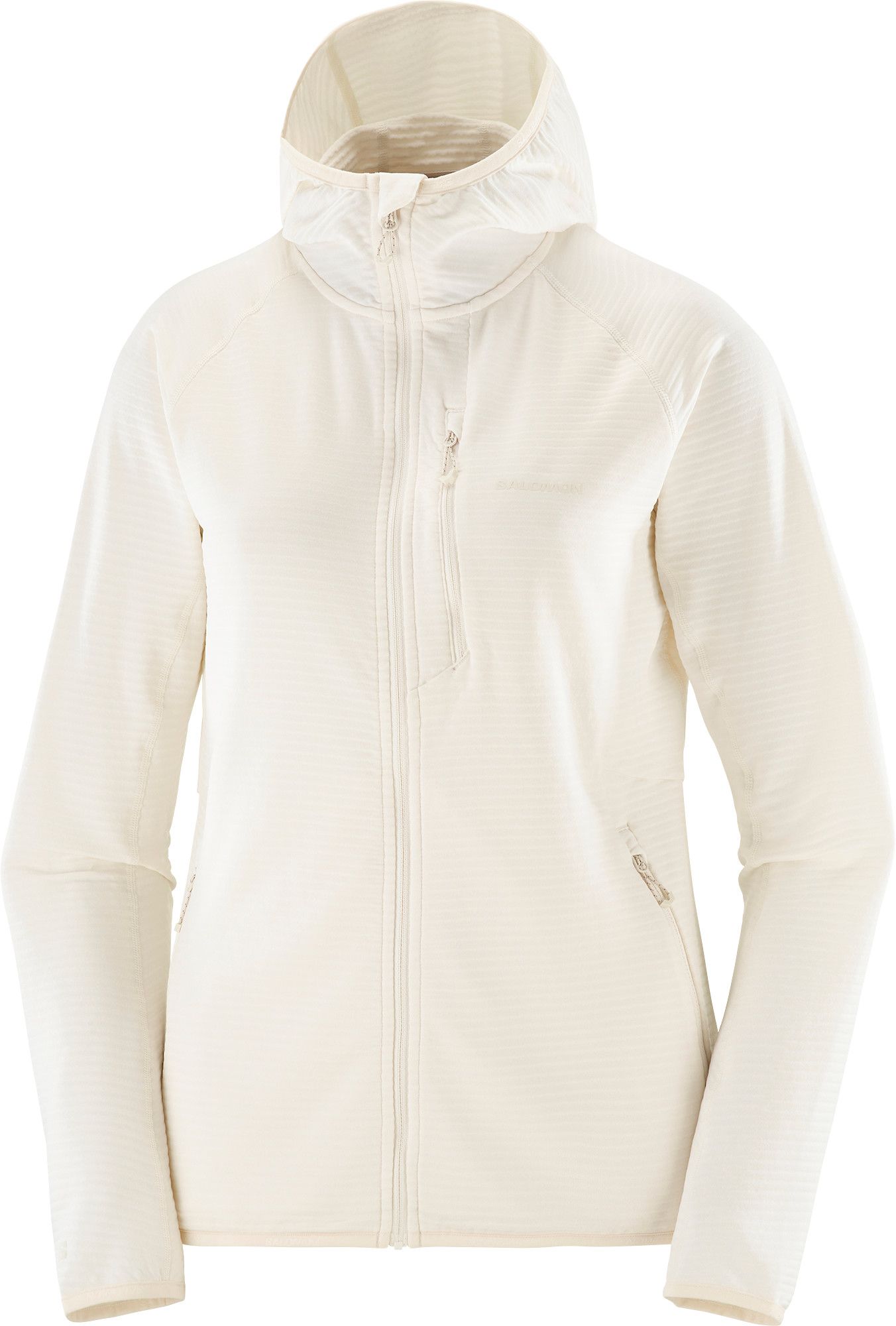 Salomon Women's Essential Lightwarm Hoodie Whisper White