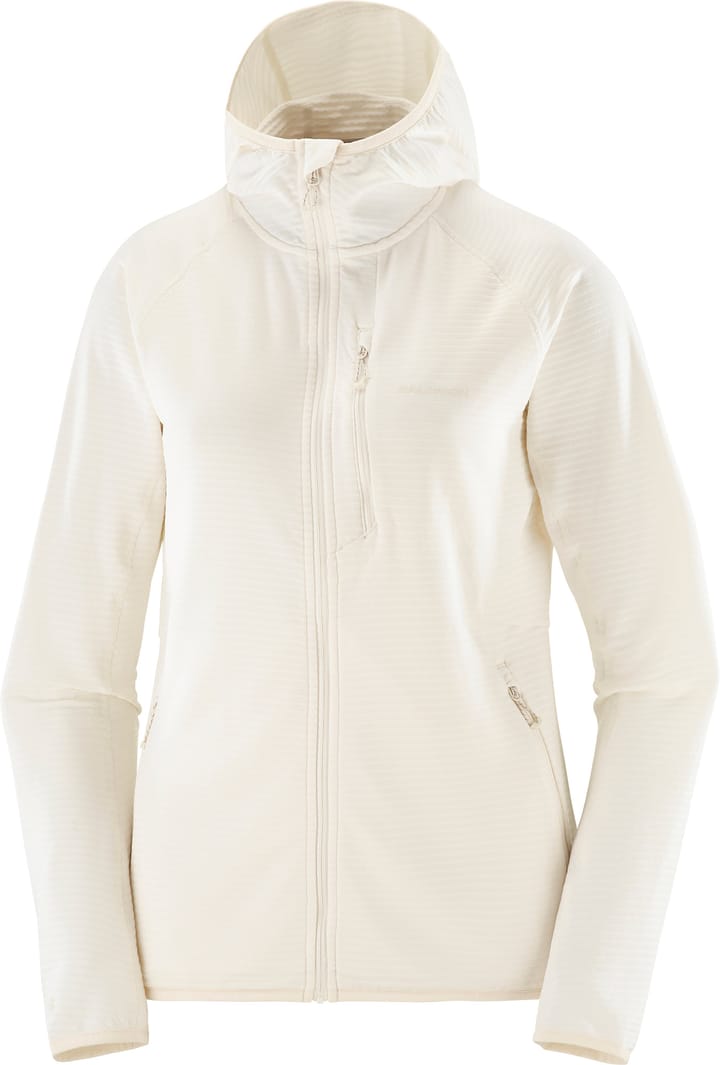 Salomon Women's Essential Lightwarm Hoodie Whisper White Salomon