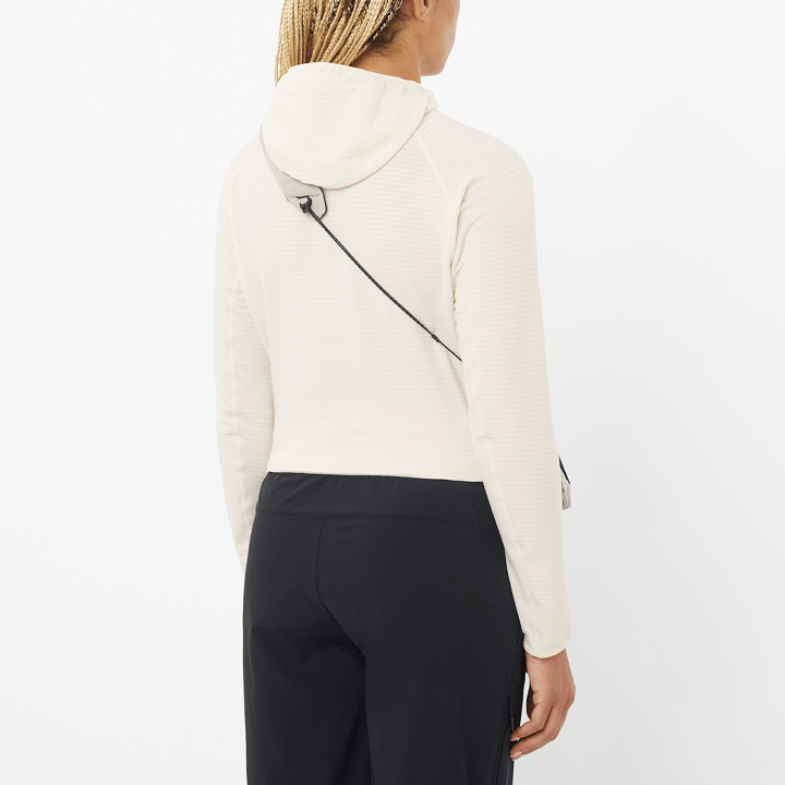 Salomon Women's Essential Lightwarm Hoodie Whisper White Salomon