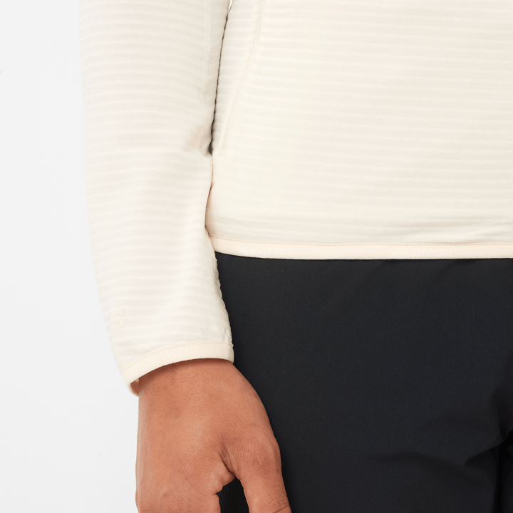 Salomon Women's Essential Lightwarm Hoodie Whisper White Salomon