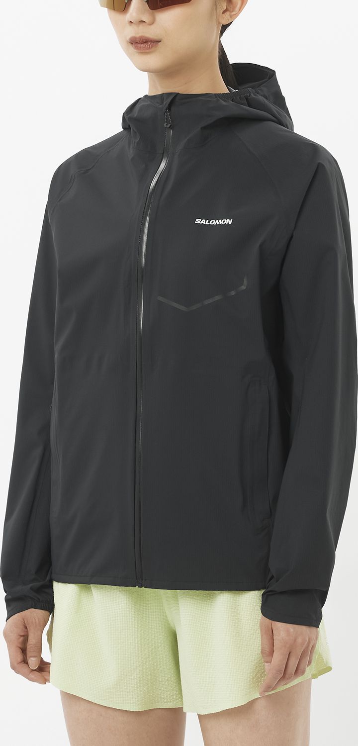 Salomon Women's Bonatti Waterproof Jackets Deep Black Salomon