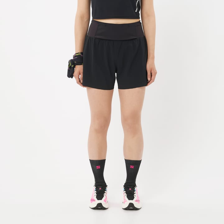 Salomon Women's Sense Aero 2in1 Trail 4" Deep Black Salomon