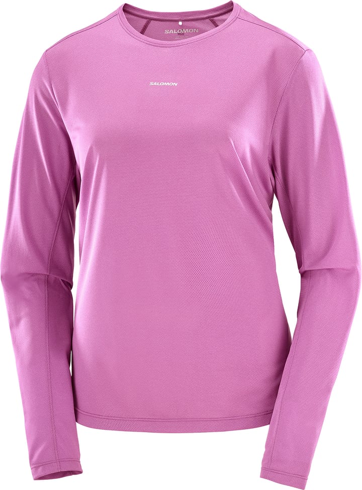 Salomon Women's Shkout Core Long Sleeve Tee Iris Orchid Salomon