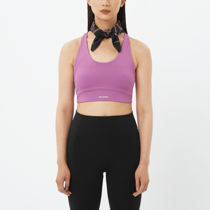 Salomon Women's Shkout Core Bra Iris Orchid Salomon