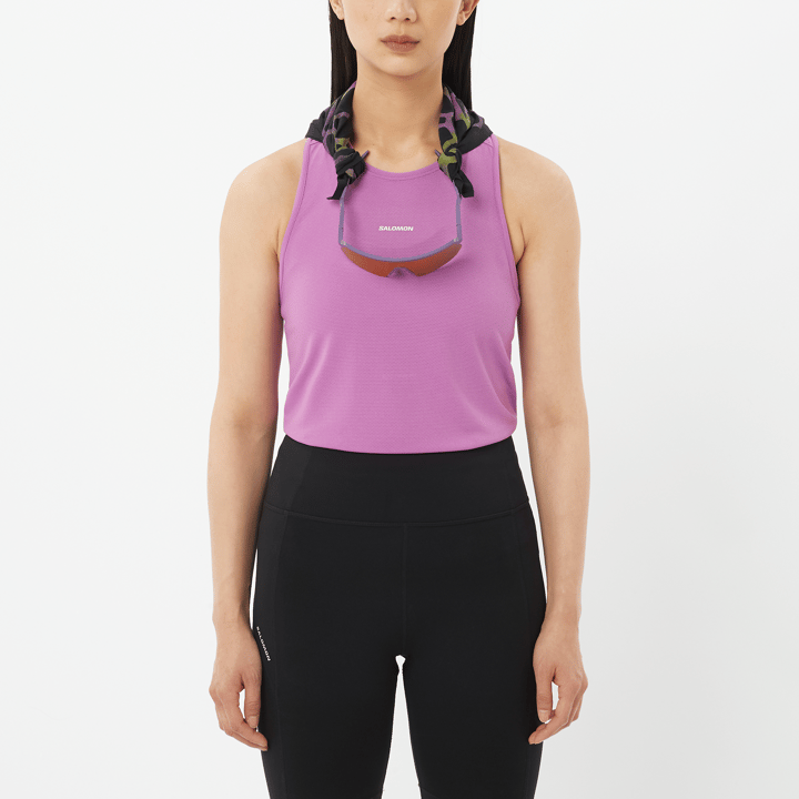 Salomon Women's Shkout Core Tank Iris Orchid Salomon