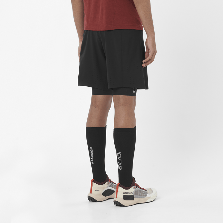 Salomon Men's S/Lab Salomon Ultra 2in1 Deep Black/Deep Black Salomon