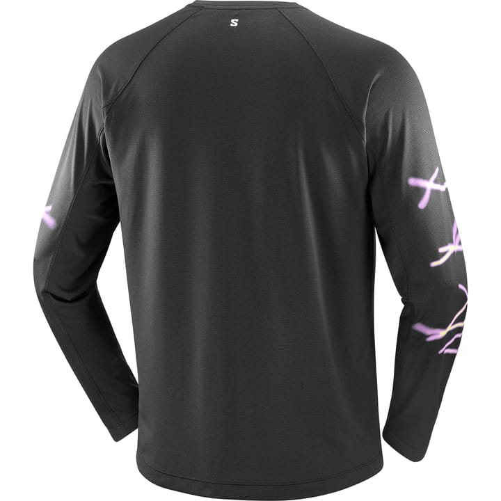 Salomon Shakeout Core Graphic Ls Tee M Deep Black/ Salomon