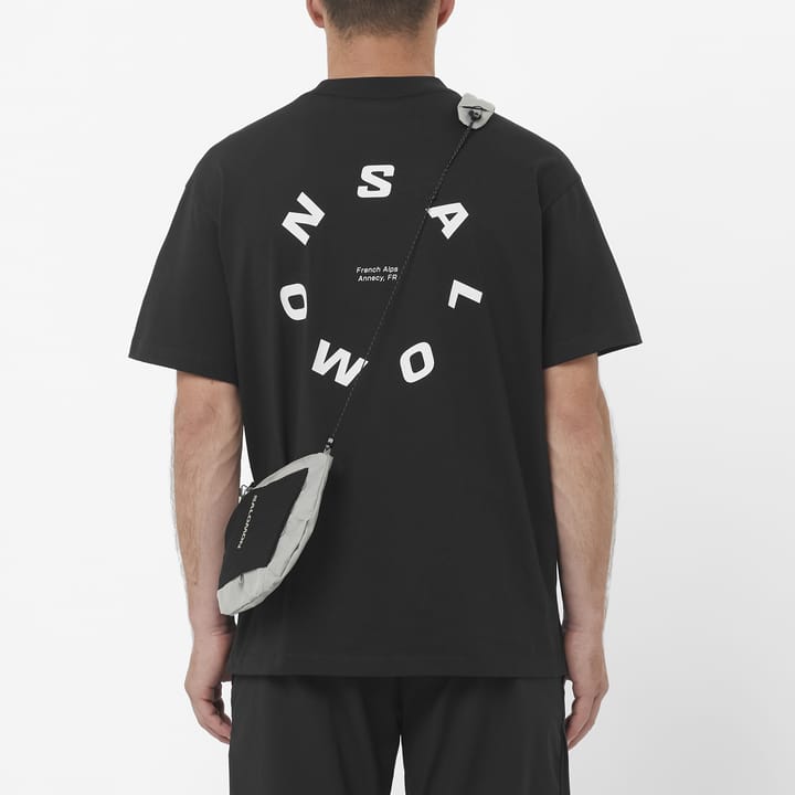 Salomon Men's Round Logo Graphic Deep Black Salomon