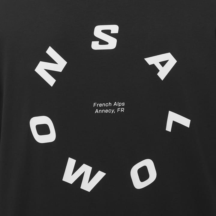 Salomon Men's Round Logo Graphic Deep Black Salomon