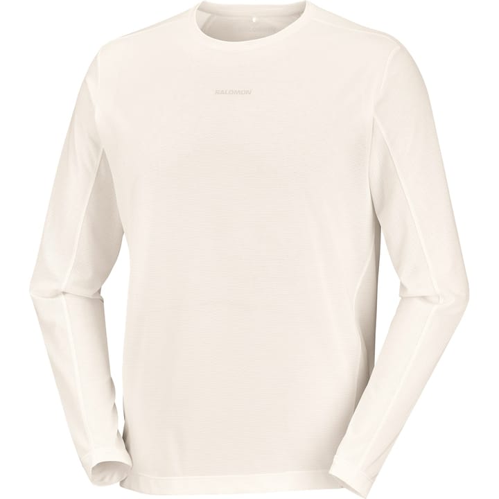 Salomon Shakeout Core Graphic Ls Tee M Whisper White/pink Frosting/icy Pin Salomon