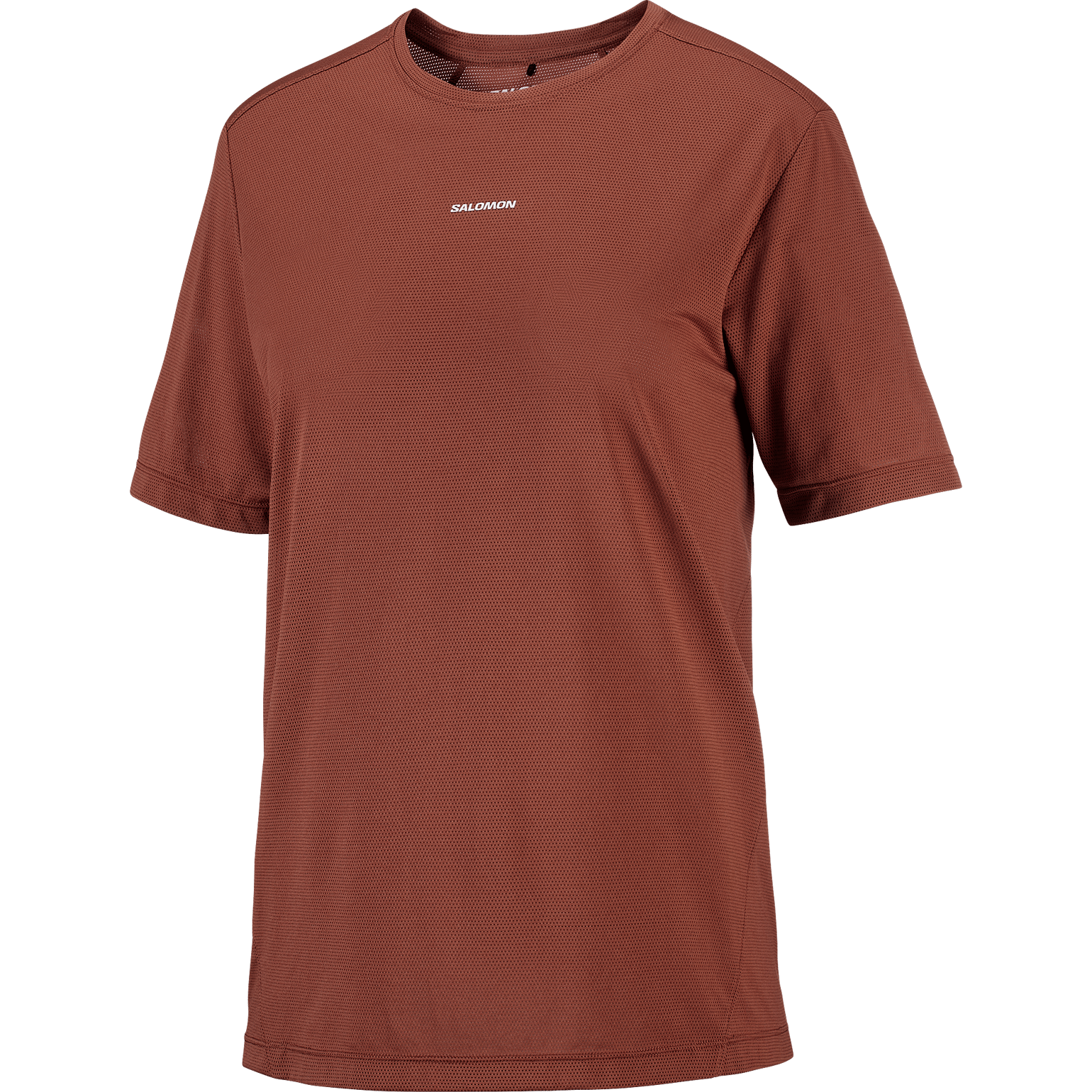 Salomon Women's Shkout Core Short Sleeve Tee Burnt Umber