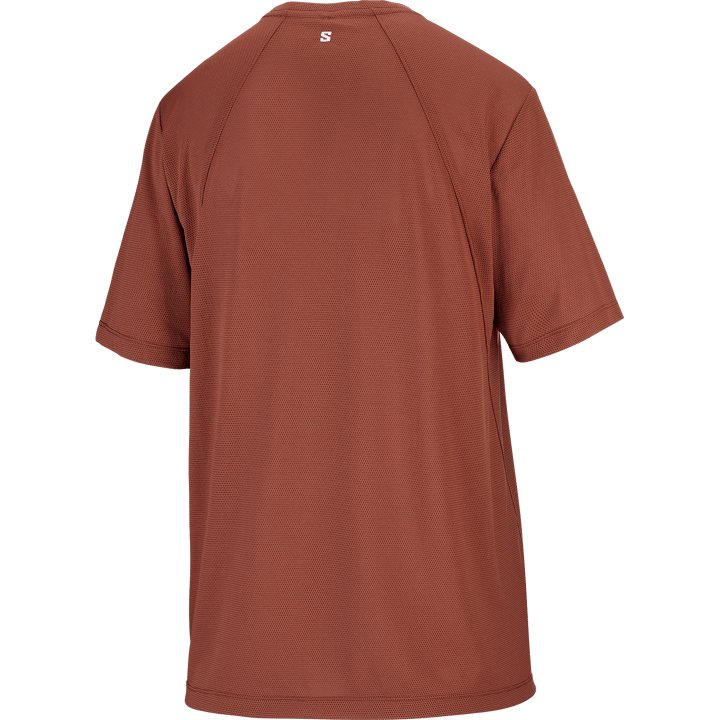 Salomon Women's Shkout Core Short Sleeve Tee Burnt Umber Salomon