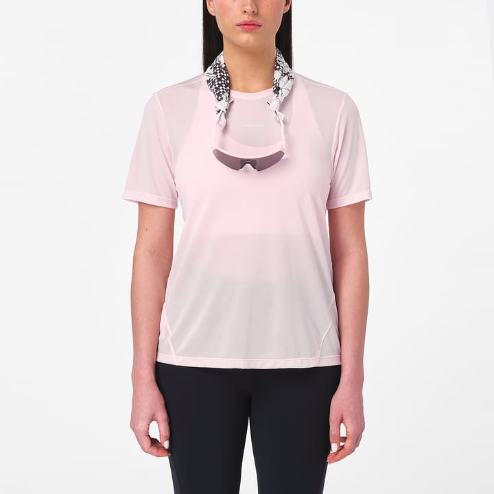 Salomon Women's Shkout Core Short Sleeve Tee Icy Pink Salomon