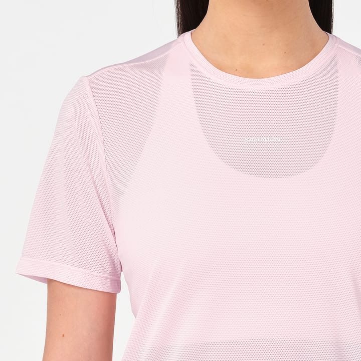 Salomon Women's Shkout Core Short Sleeve Tee Icy Pink Salomon