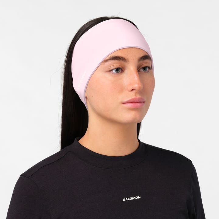 Salomon Unisex Run Tech Headband  Icy Pink/ Salomon