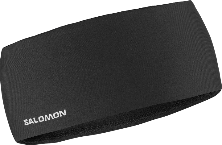 Salomon Unisex Run Tech Headband  Deep Black/ Salomon